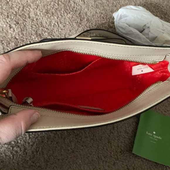 Kate Spade Small Bow Tie Leather Crossbody Purse Bag - Picture 6 of 6